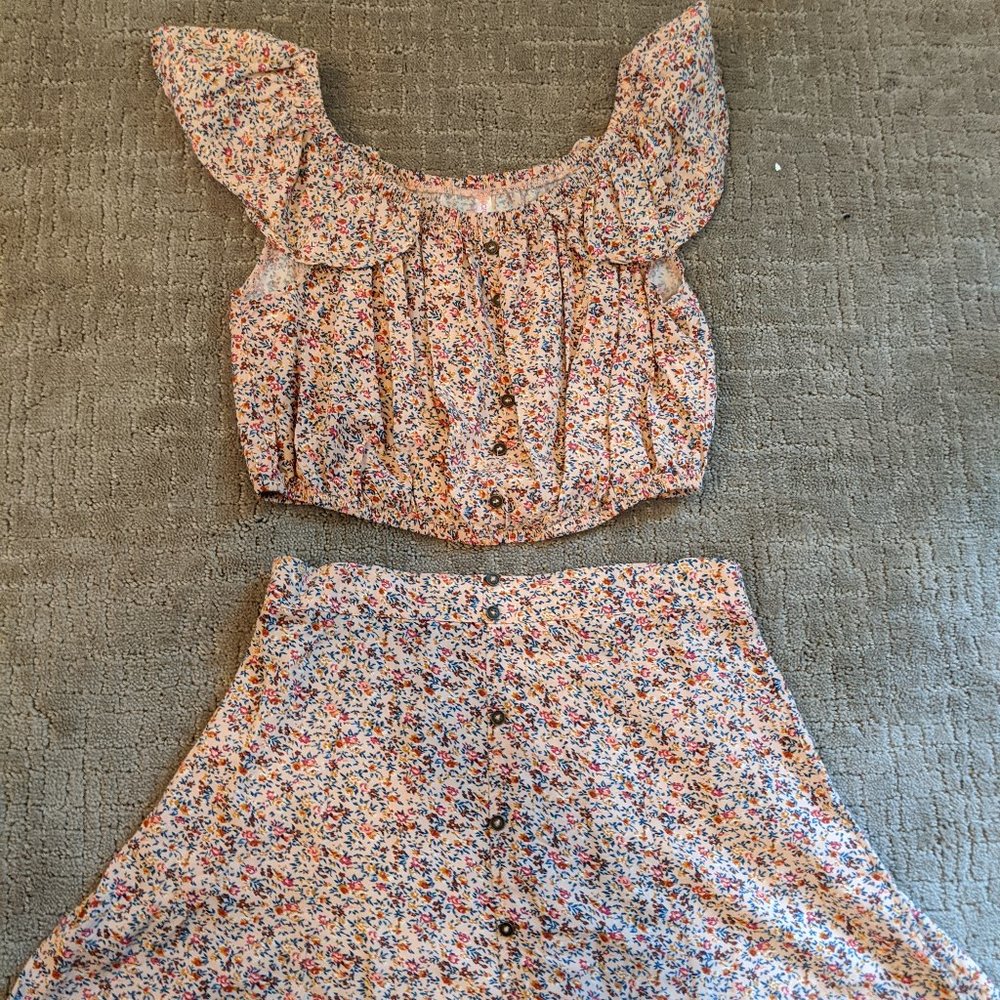 Floral matching mini set! Perfect for Summer